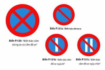 Biển cấm đỗ xe – Các loại biển, cách đỗ đúng, hiệu lực & xử phạt 2026